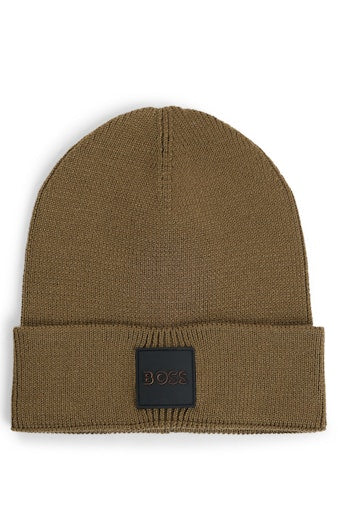 Mutsen groen Boss Men Black