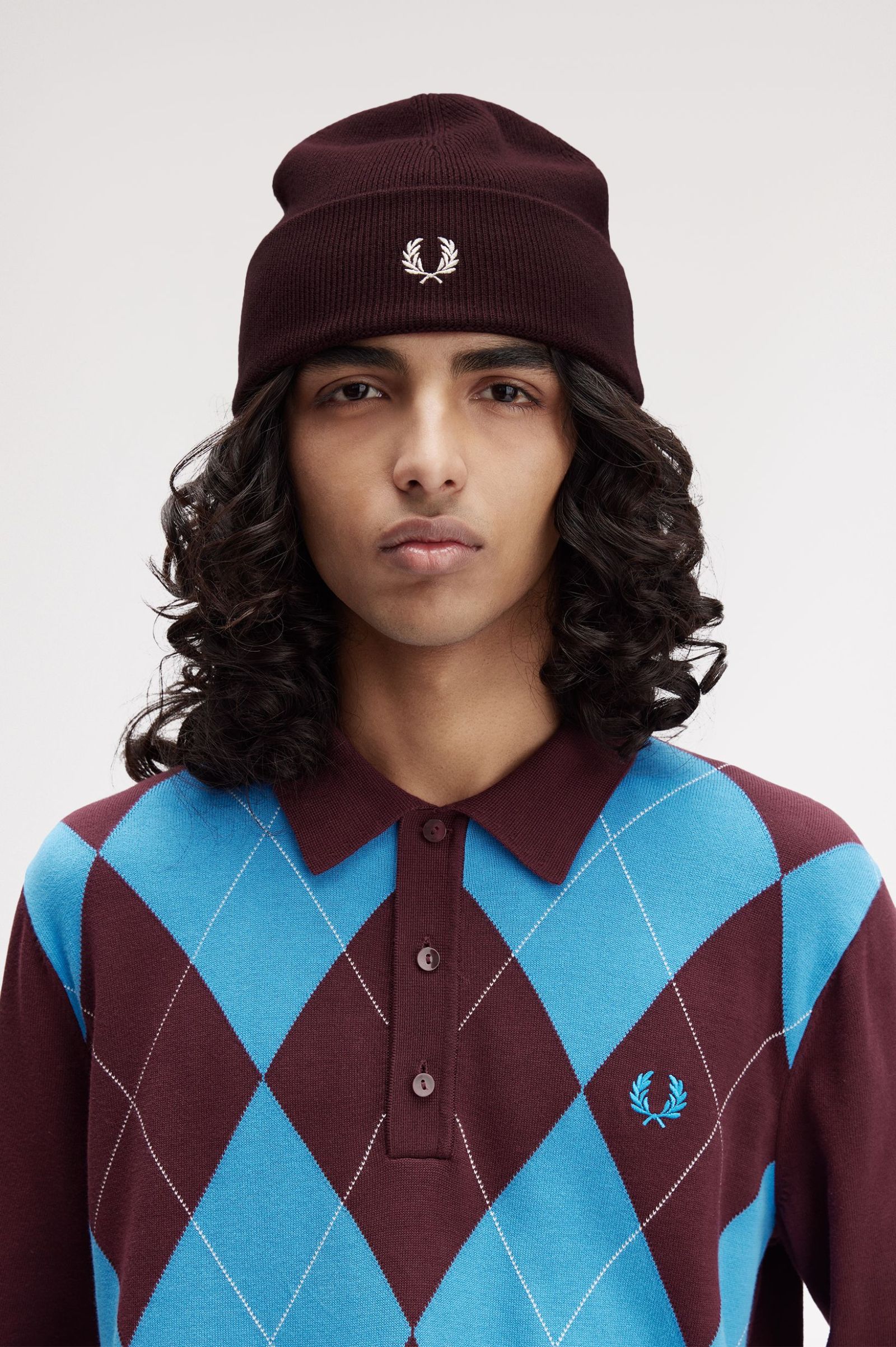 Mutsen rood Fred Perry