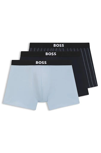 Ondergoed blauw Boss Men Black