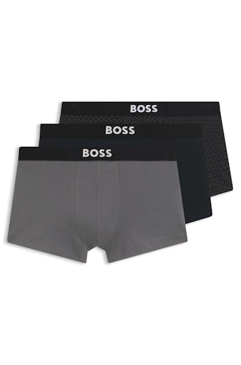 Ondergoed grijs Boss Men Black