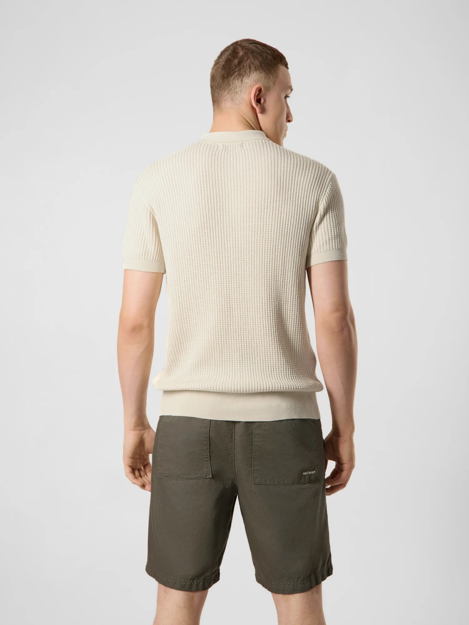 Polo's korte mouw beige ANTWRP - Image 5