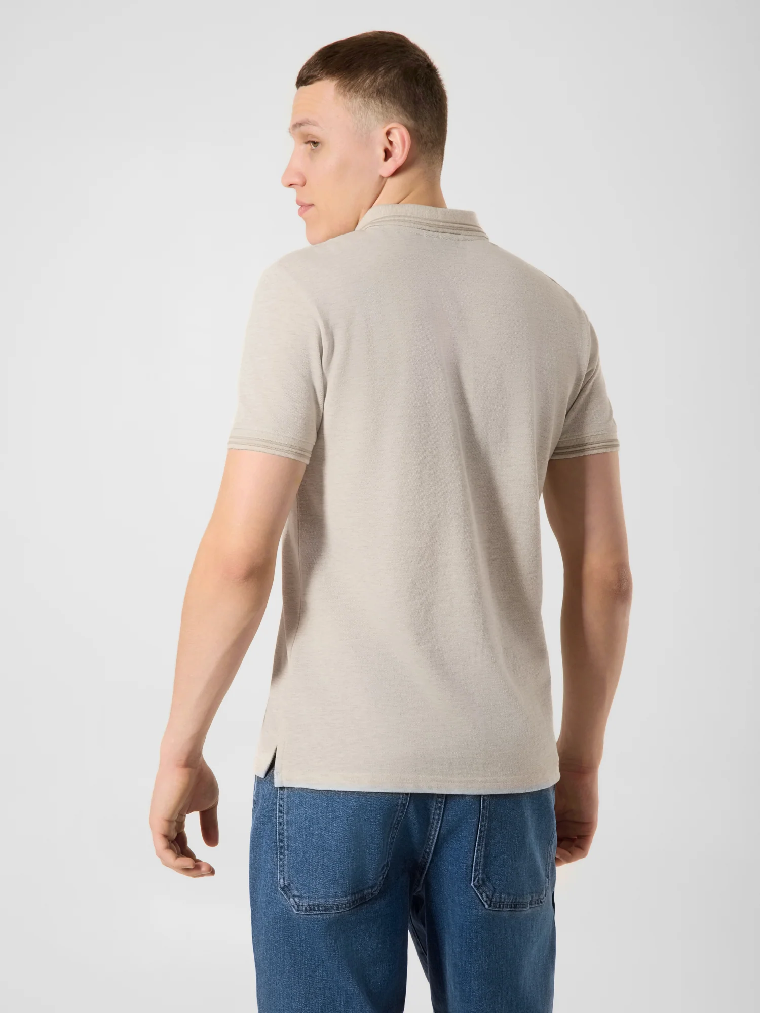 Polo's korte mouw beige ANTWRP - Image 5