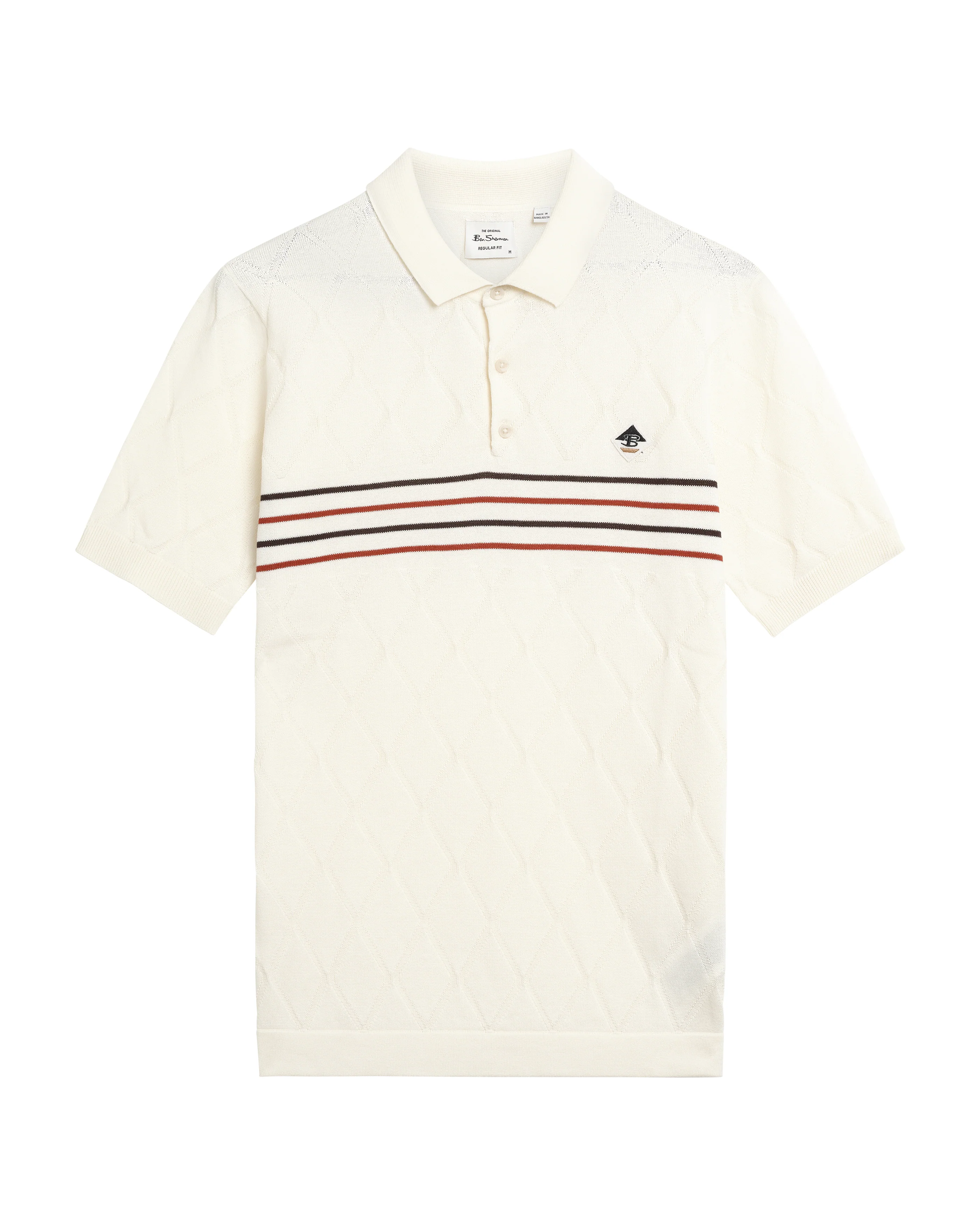 Polo's korte mouw beige Ben Sherman