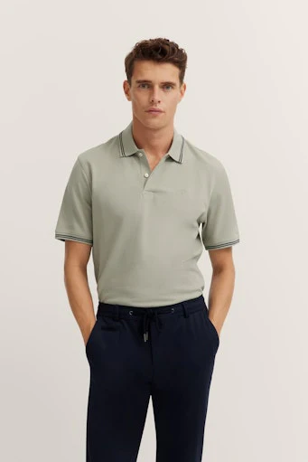 Polo's korte mouw beige Bugatti - Image 2