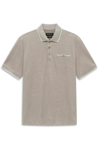 Polo's korte mouw beige Bugatti