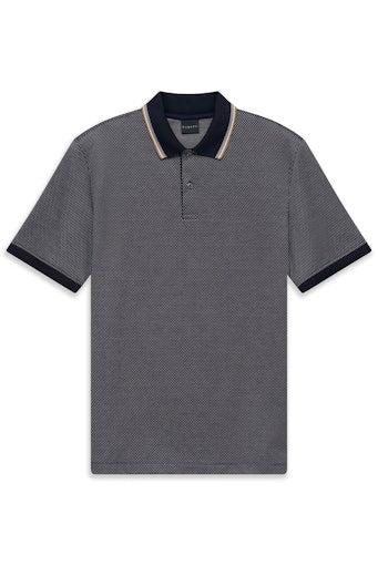 Polo's korte mouw beige Bugatti