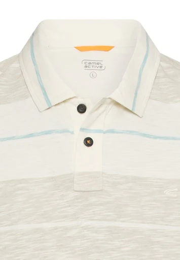 Polo's korte mouw beige Camel active - Image 3