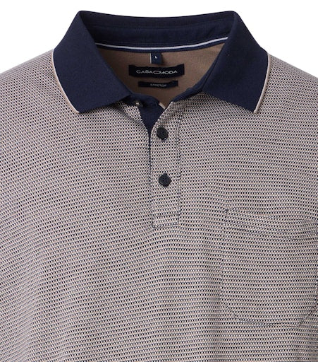 Polo's korte mouw beige Casa Moda - Image 3