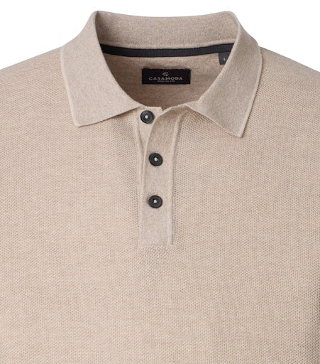 Polo's korte mouw beige Casa Moda - Image 4