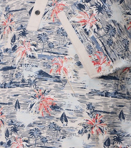 Polo's korte mouw beige Casa Moda - Image 2