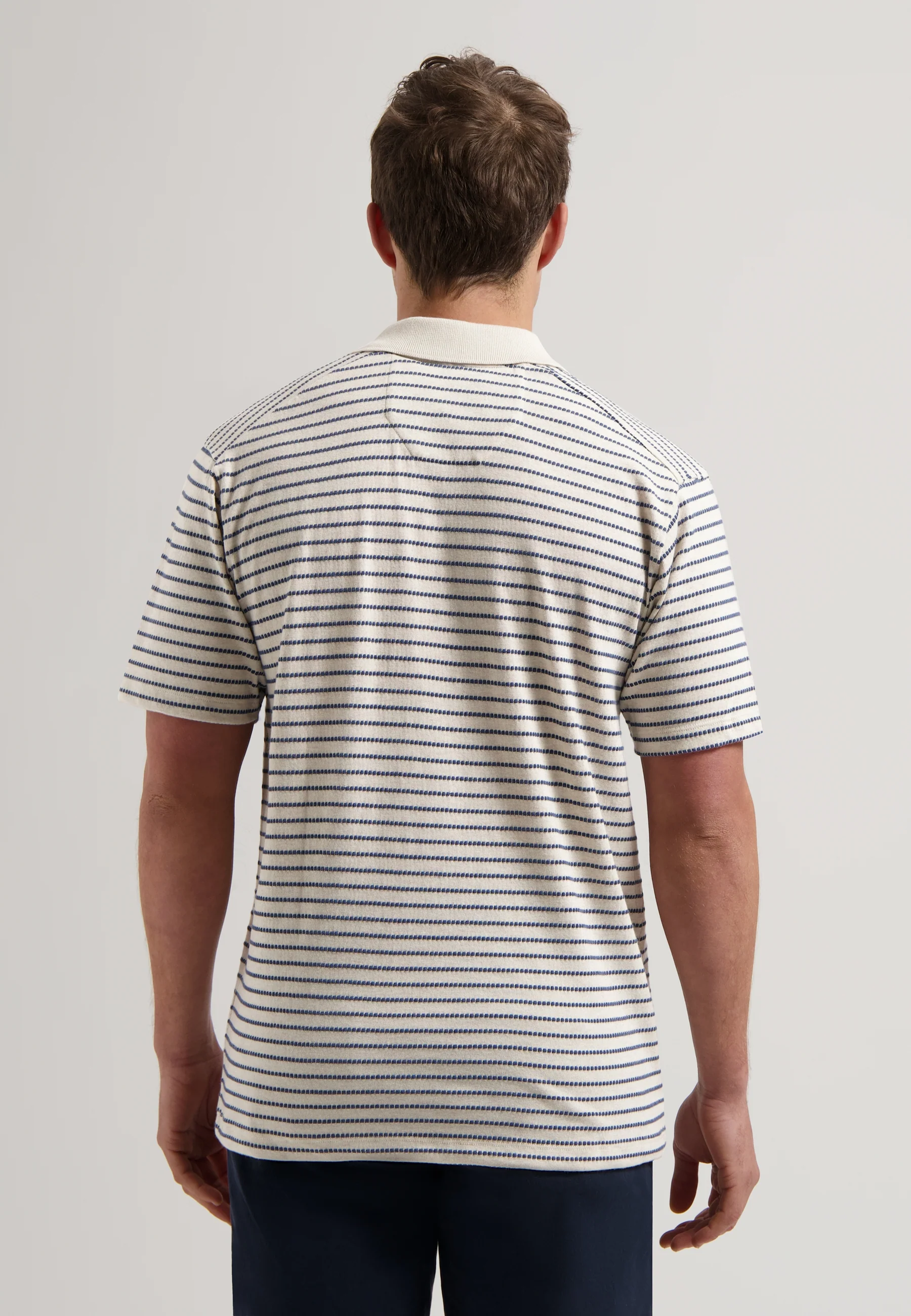 Polo's korte mouw beige Dstrezzed - Image 3