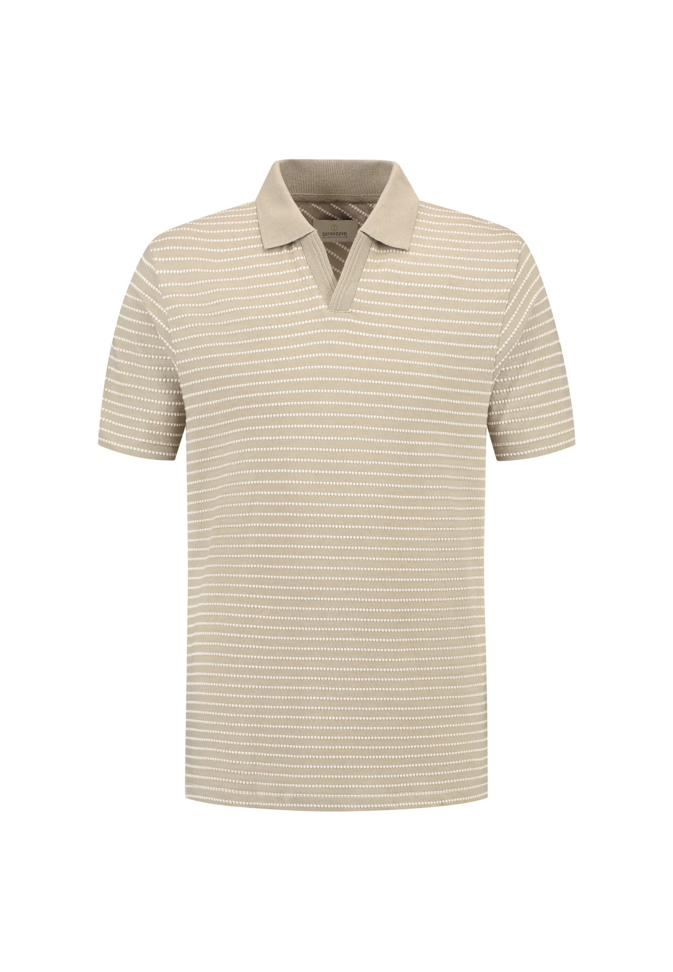 Polo's korte mouw beige Dstrezzed - Image 2
