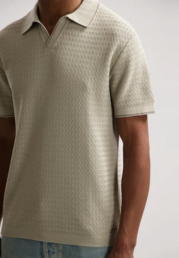 Polo's korte mouw beige Dstrezzed - Image 3