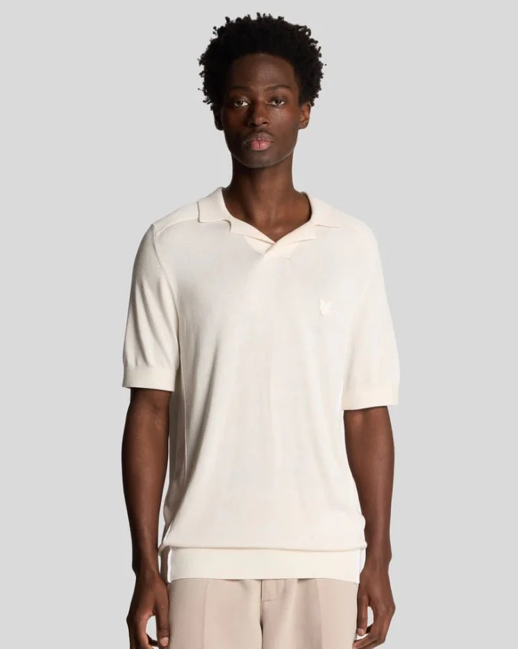 Polo's korte mouw beige Lyle & Scott