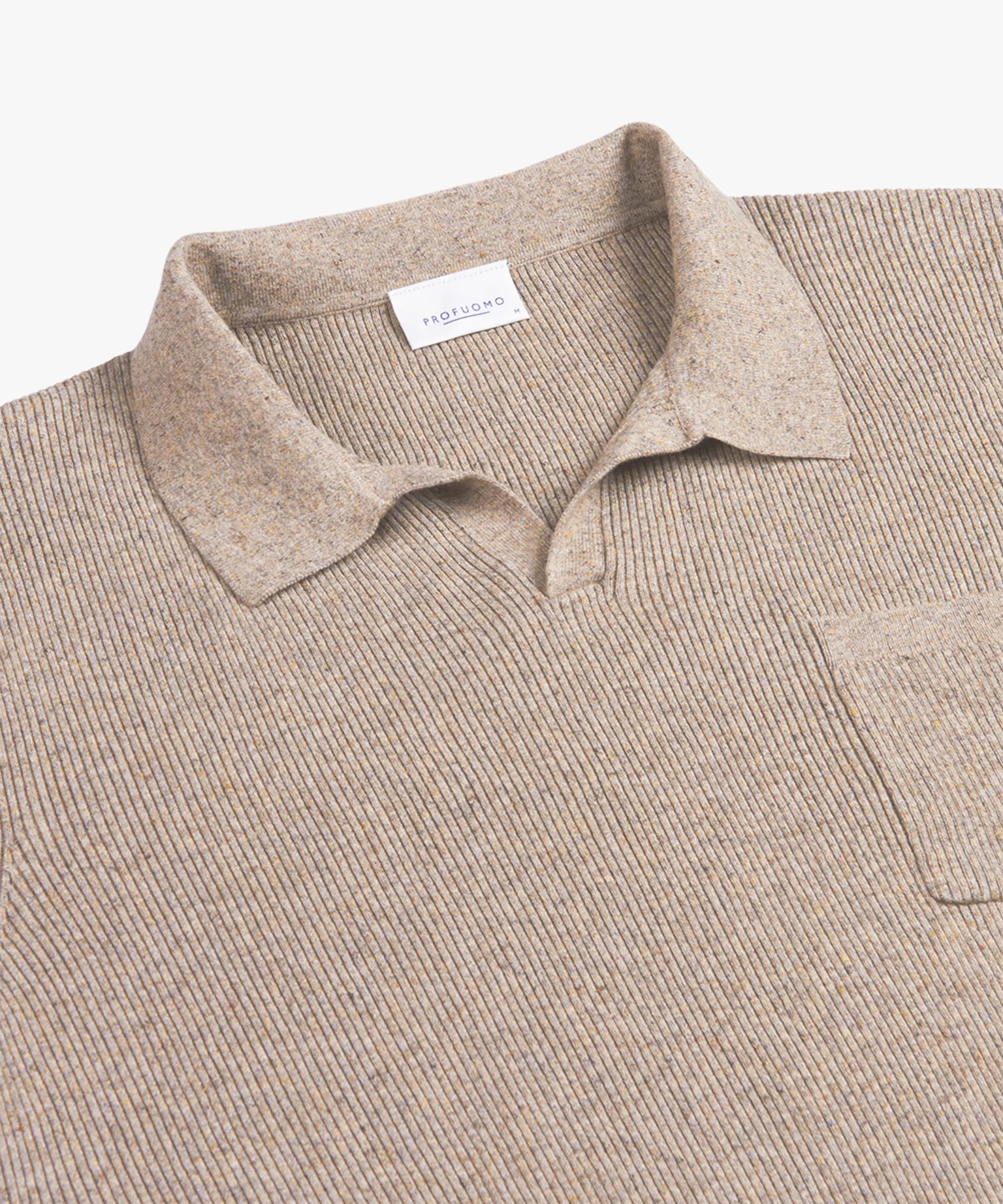 Polo's korte mouw beige Profuomo - Image 2