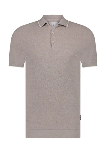 Polo's korte mouw beige State of Art - Image 7
