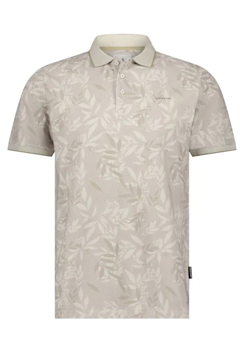 Polo's korte mouw beige State of Art