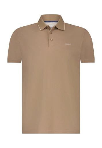 Polo's korte mouw bruin State of Art