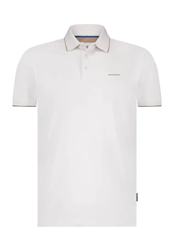 Polo's korte mouw wit State of Art