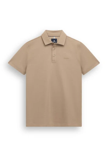 Polo's korte mouw beige State of Art