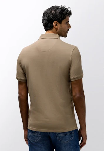 Polo's korte mouw beige State of Art - Image 3
