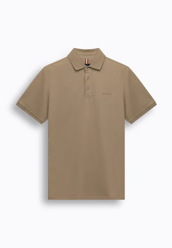 Polo's korte mouw beige State of Art - Image 6