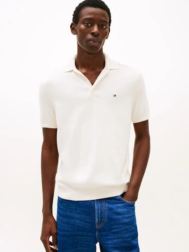 Polo's korte mouw beige Tommy Hilfiger