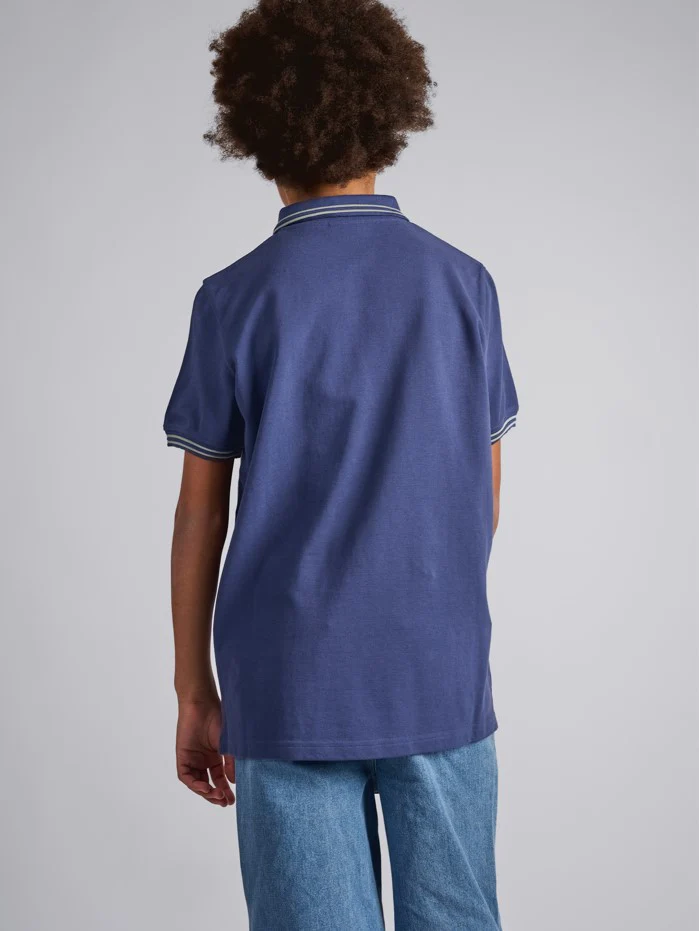Polo's korte mouw blauw ANTWRP Junior - Image 2