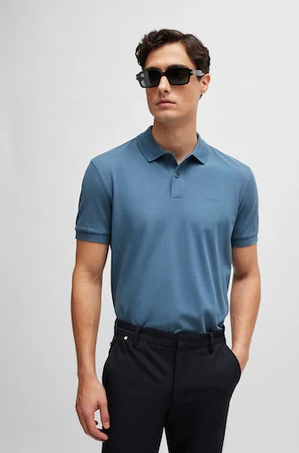 Polo's korte mouw blauw Boss Men Black - Image 3