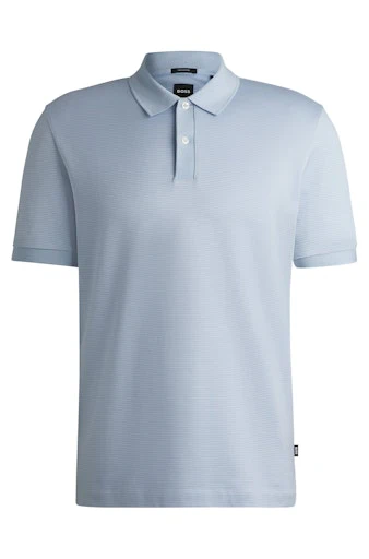 Polo's korte mouw blauw Boss Men Black