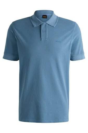 Polo's korte mouw blauw Boss Men Black