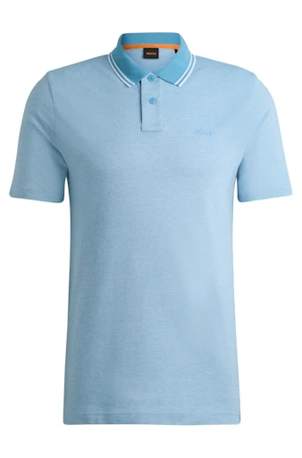 Polo's korte mouw blauw Boss Men Black