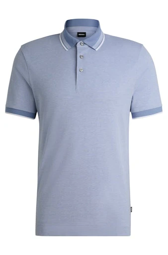 Polo's korte mouw blauw Boss Men Black