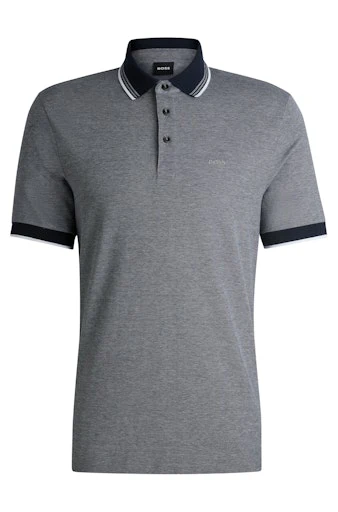 Polo's korte mouw blauw Boss Men Black