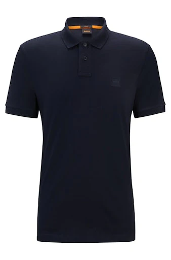 Polo's korte mouw blauw Boss Men Black