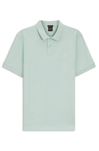 Polo's korte mouw blauw Boss Men Orange