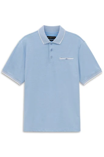 Polo's korte mouw blauw Bugatti