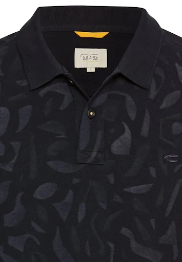 Polo's korte mouw blauw Camel active - Image 3