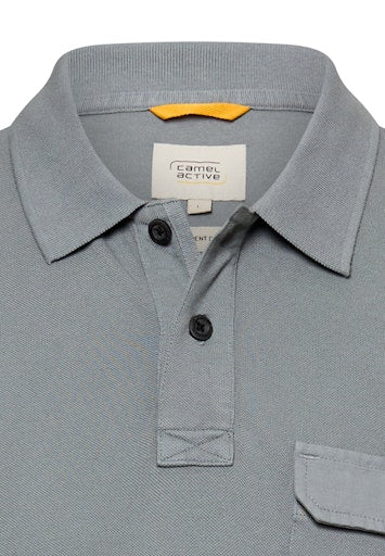 Polo's korte mouw blauw Camel active - Image 3