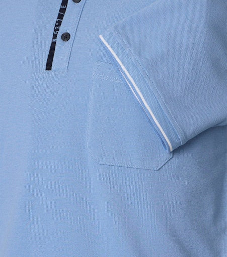 Polo's korte mouw blauw Casa Moda - Image 3