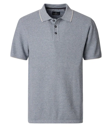 Polo's korte mouw blauw Casa Moda