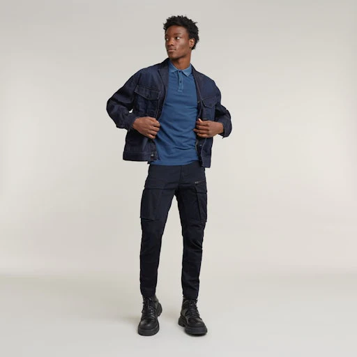 Polo's korte mouw blauw G-Star Raw - Image 3