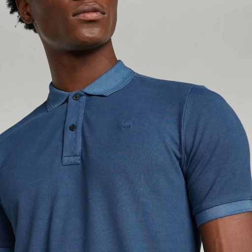Polo's korte mouw blauw G-Star Raw - Image 5