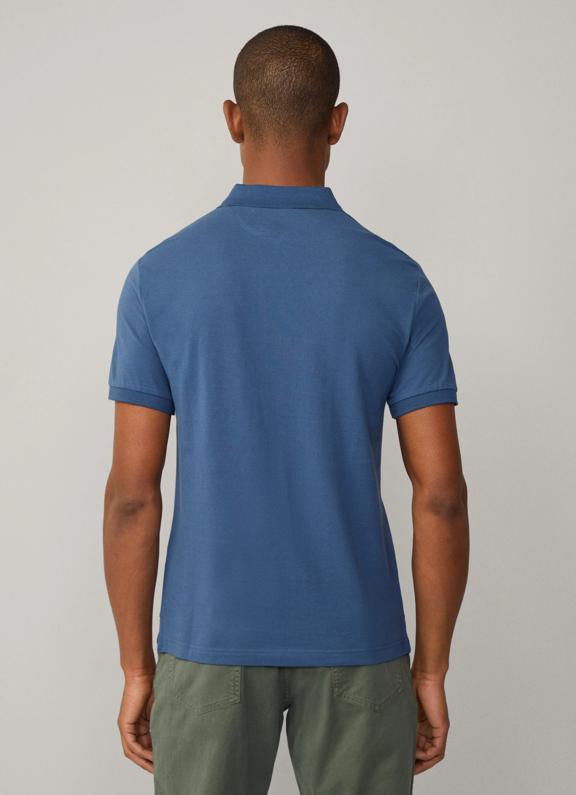 Polo's korte mouw blauw Hackett London - Image 4