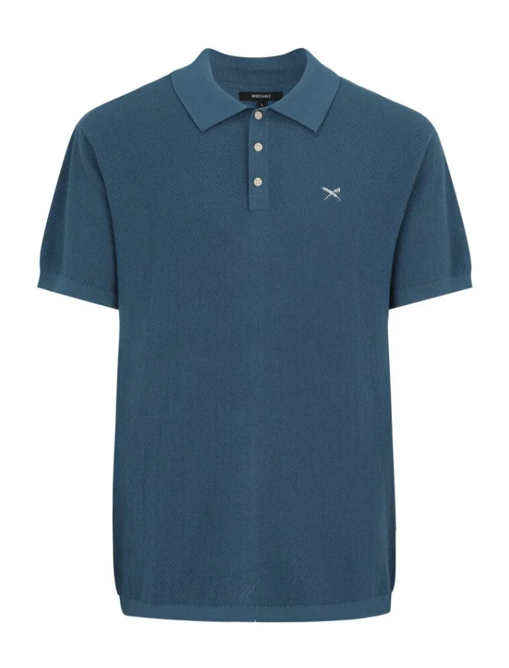 Polo's korte mouw blauw Iriedaily