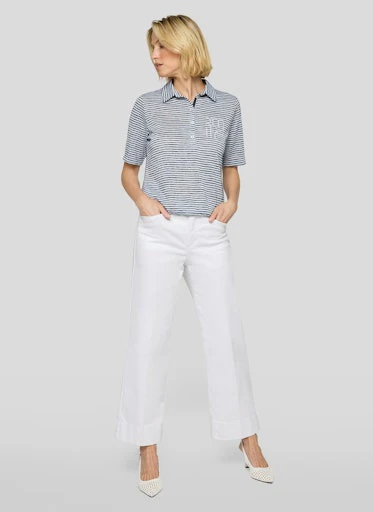 Polo's korte mouw blauw Rabe