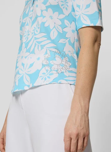 Polo's korte mouw blauw Rabe - Image 5