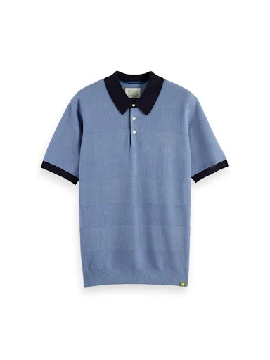 Polo's korte mouw blauw Scotch & Soda