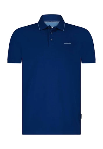 Polo's korte mouw blauw State of Art