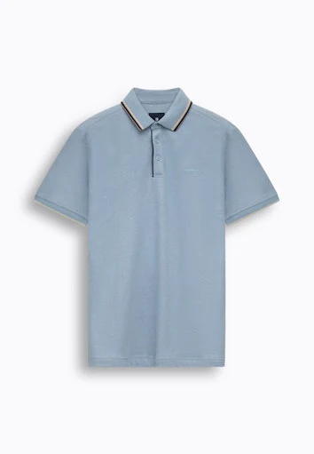 Polo's korte mouw blauw State of Art